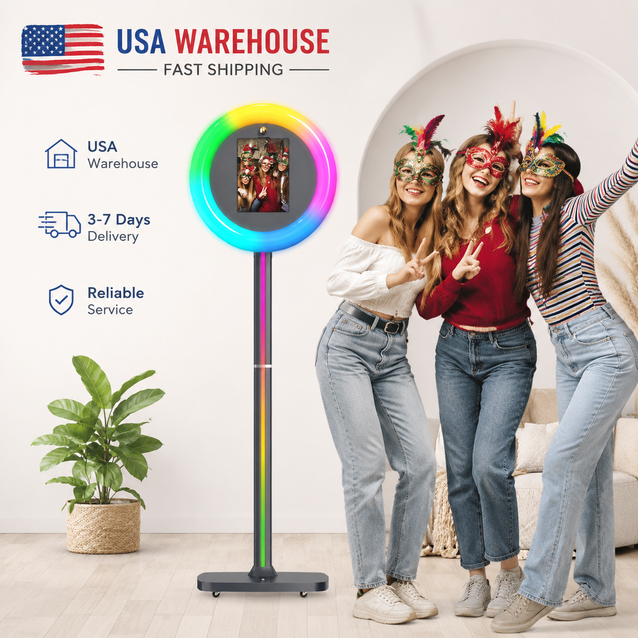 US Stock Portable Ipad Photo B - огляд і ціна Photo Booth Machine