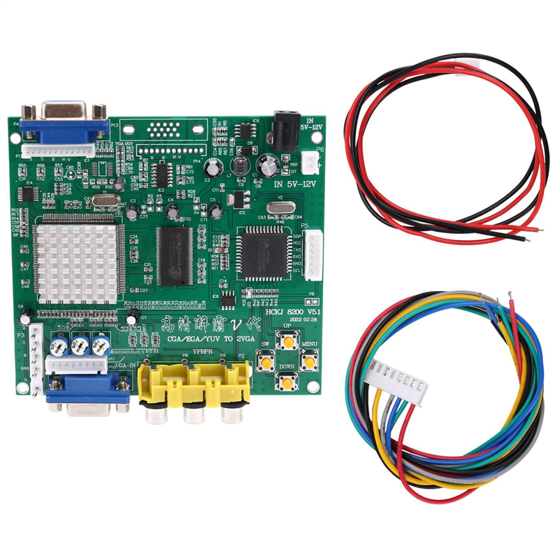 A45U 3X GBS8200 CGA/EGA/YUV/RG - огляд і ціна Usb Game Board Jamma