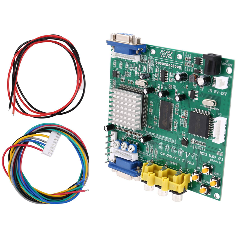ABGN 5X GBS8200 CGA/EGA/YUV/RG - огляд і ціна Usb Game Board Jamma