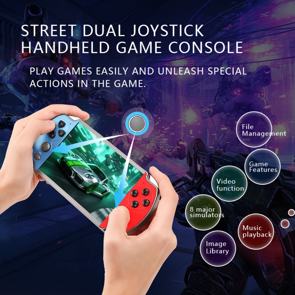 X7 Plus Handheld Game Console  - огляд і ціна Arcade Vibes