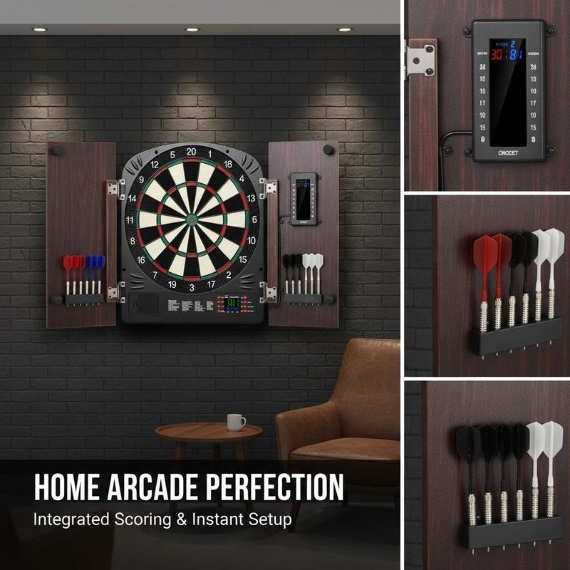 Dartboard and cabinet set Home - огляд і ціна Electronic Dartboard Cabinet