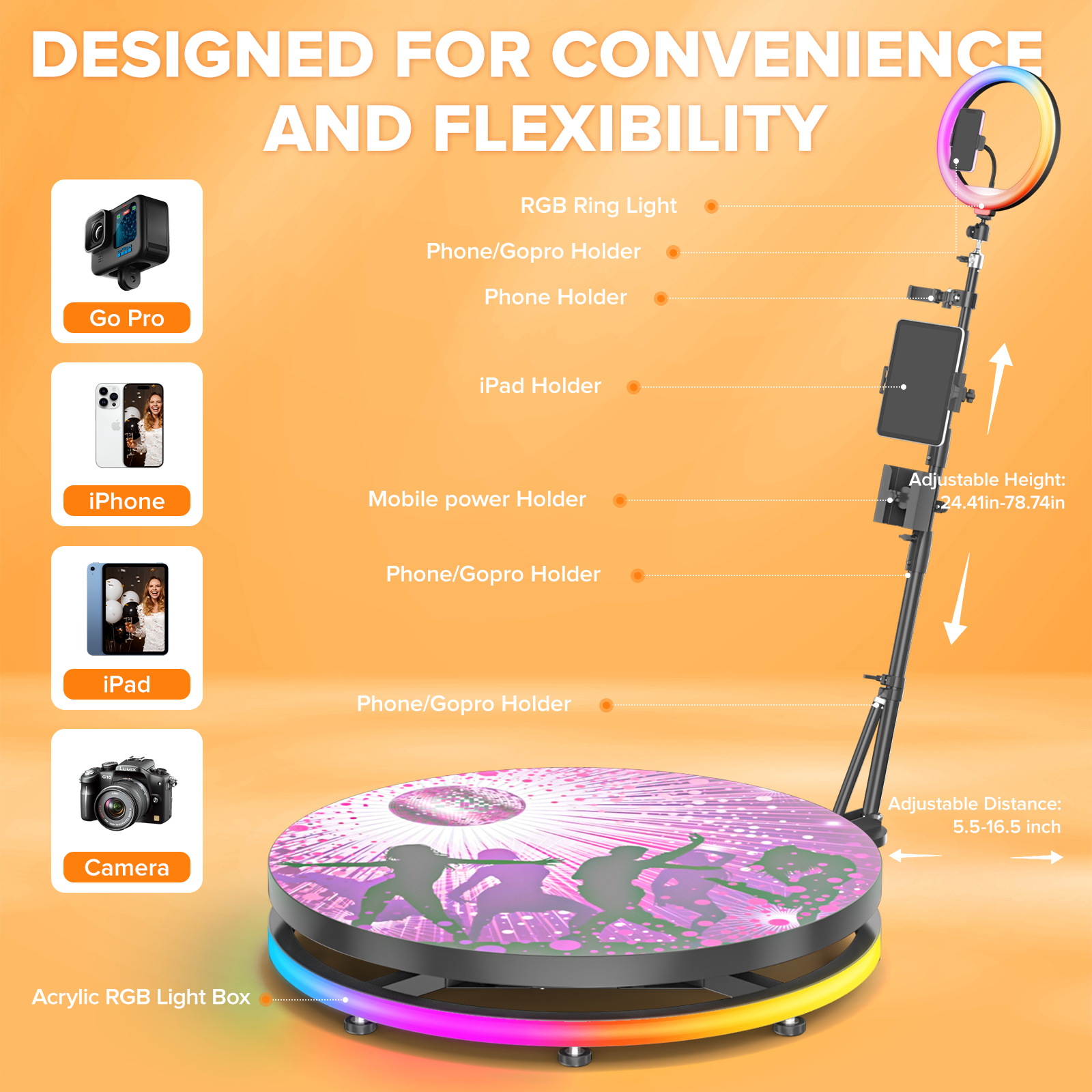 360 Photo Booth For Wedding Pa - огляд і ціна Photo Booth Machine
