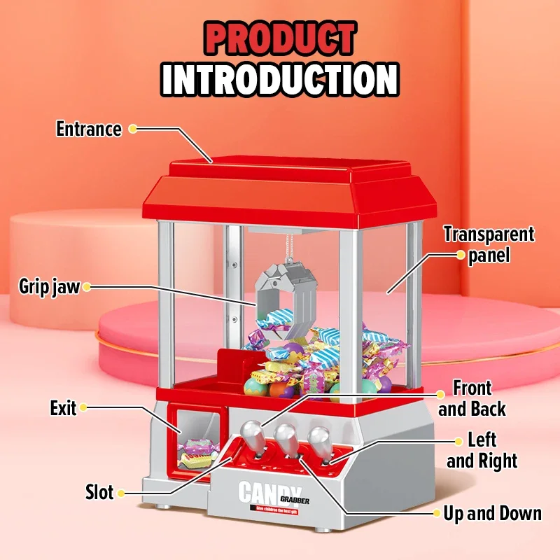 Electronic Claw Machine Candy  - огляд і ціна Claw Crane Machine