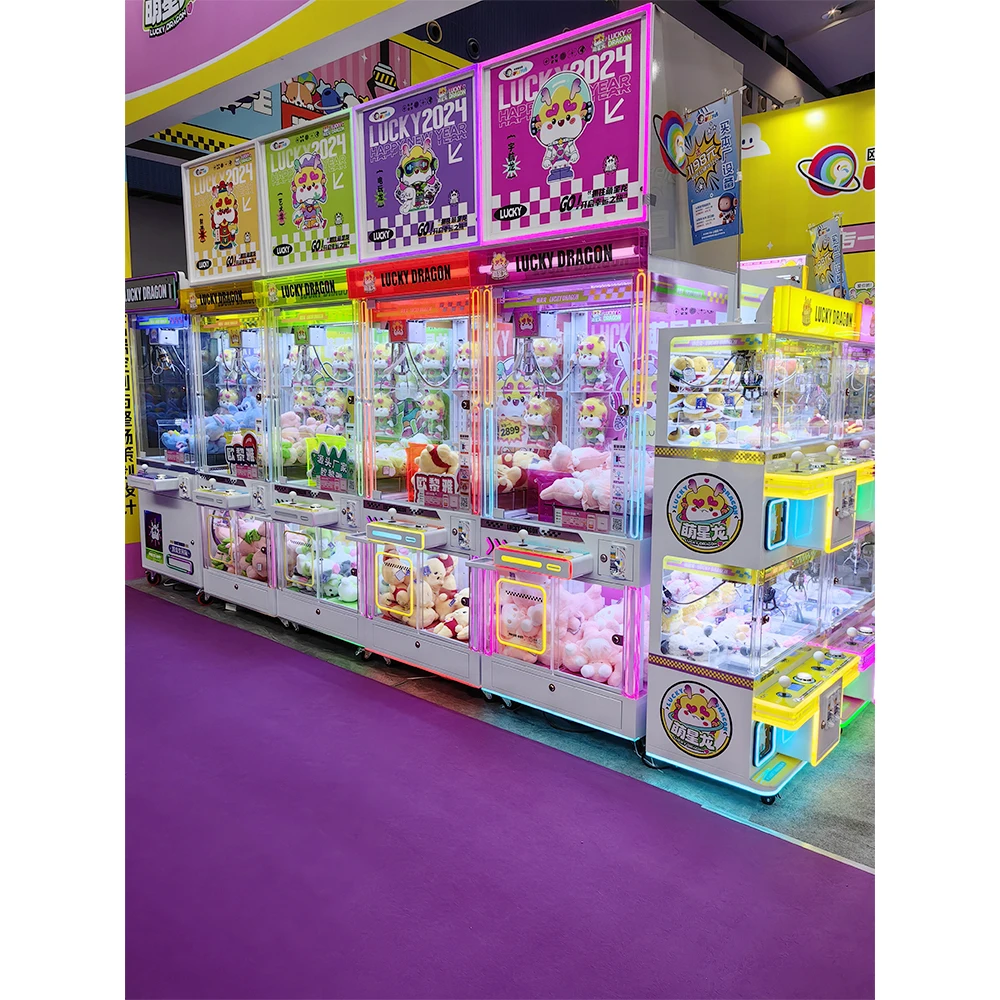 #New Colorful Claw Machine Luc - огляд і ціна Arcade Toy Claw Vending Machine