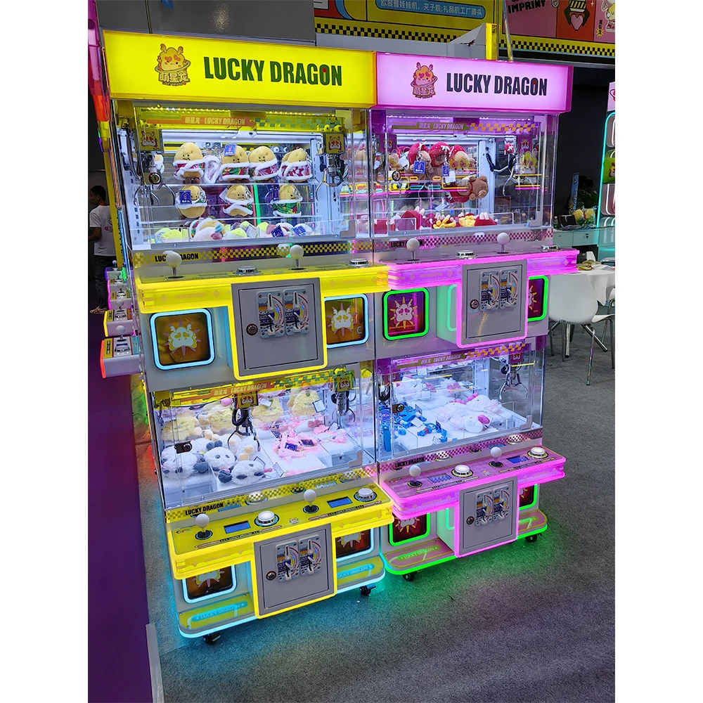#New Colorful Claw Machine Luc - огляд і ціна Arcade Toy Claw Vending Machine