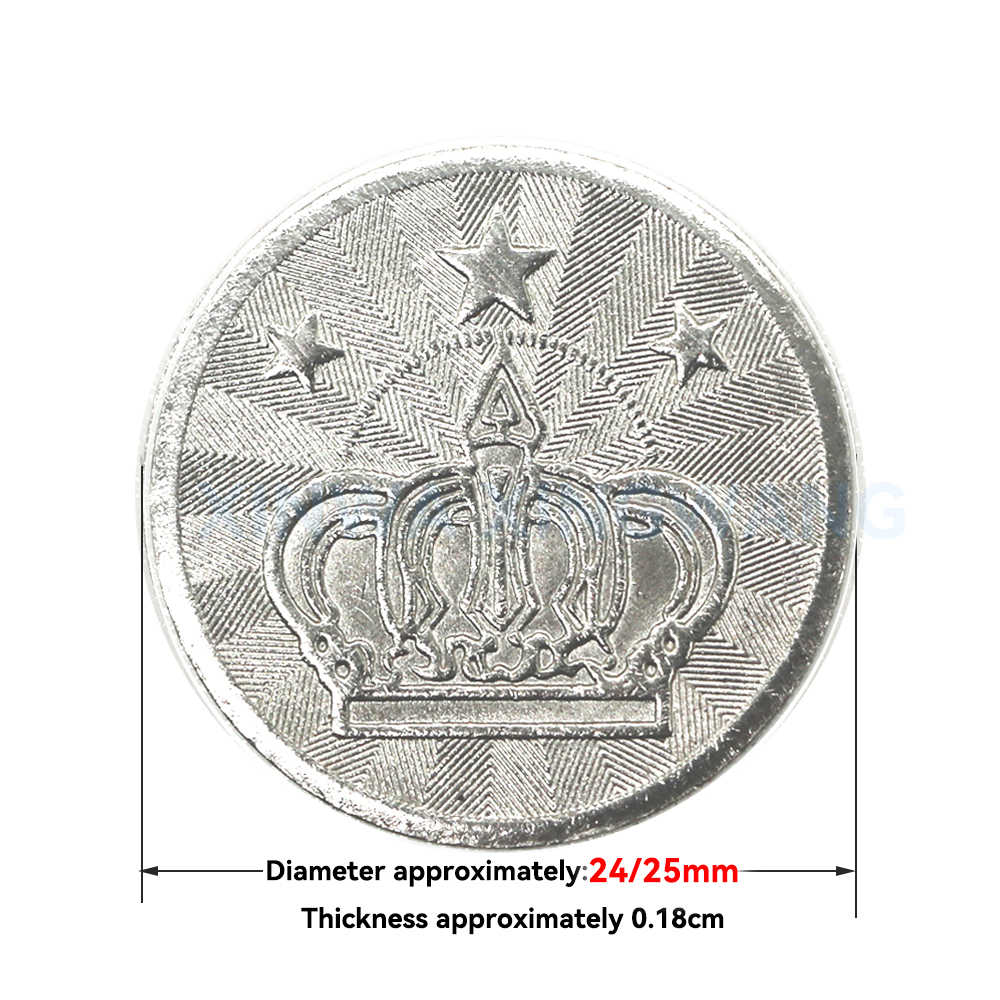 100PCS  Coins Tokens Stainless - огляд і ціна Arcade Games And Vending