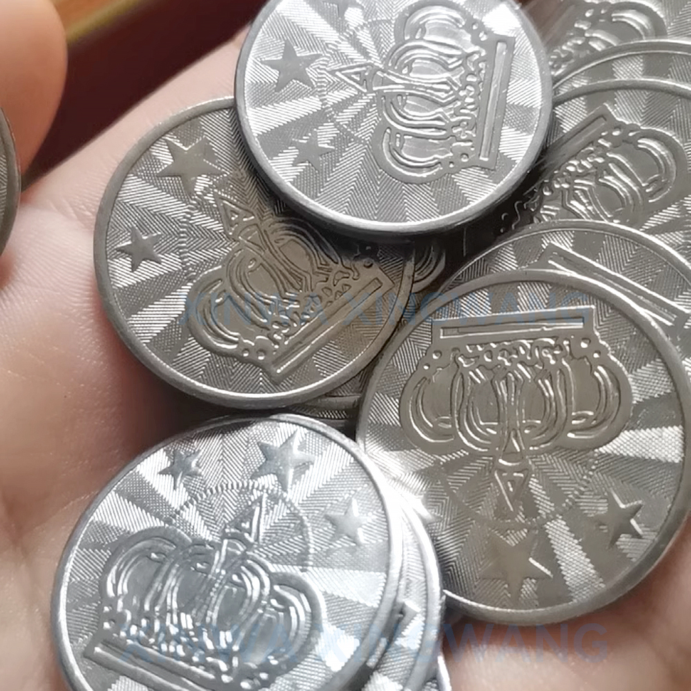 100PCS  Coins Tokens Stainless - огляд і ціна Arcade Games And Vending