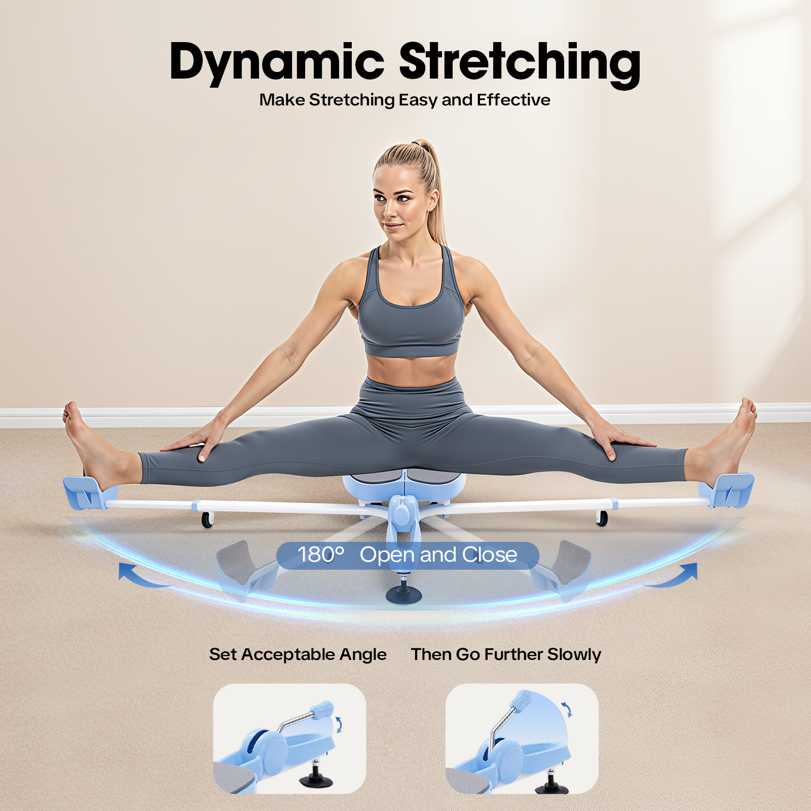 Leg Stretcher Machine – 180° A - огляд і ціна Dance Pad Machine